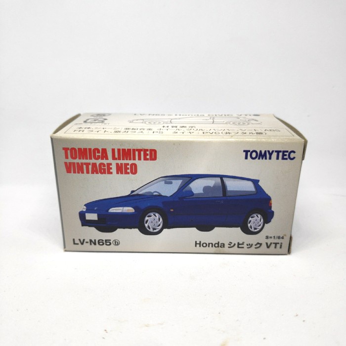Tomica Limited Vintage Neo LV-N65 Honda Civic VTi biru