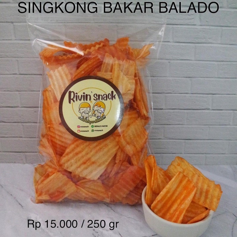 

SINGKONG BAKAR TES 125 gram (BALADO / KEJU / JAGUNG BAKAR) 125gr (REPACK RIVIN) CEMILAN SNACK KILOAN)