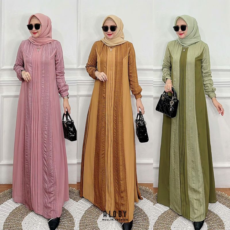 FAHIRA DRESS BY ALODY/DRESS ALODY/DRESS PREMIUM/DRESS ORIGINAL
