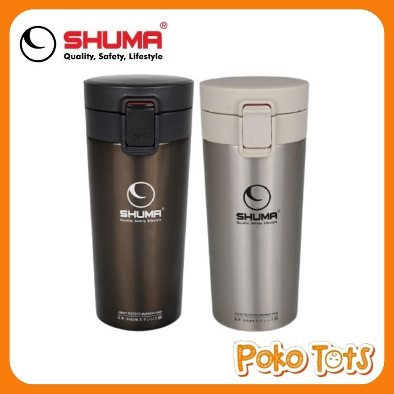 Shuma Ultra Light One Push Vacuum Tumbler 400ml Termos Stainless Steel SUS316 Botol Minum