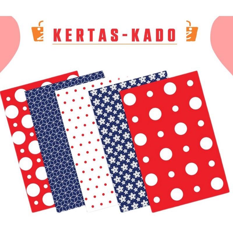 

kertas kado/bungkus kado 65x50cm