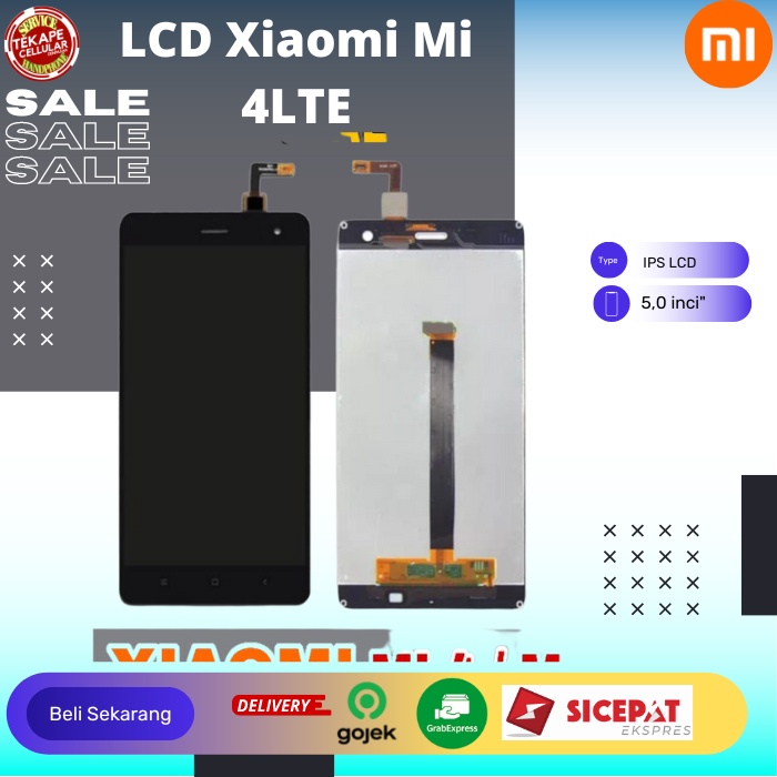 Lcd Xiaomi Mi4LTE bergaransi