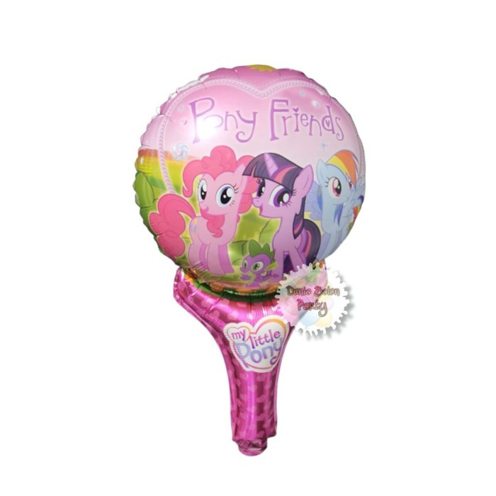 Balon Foil Pentungan Little Pony / Balon Tongkat Little Pony