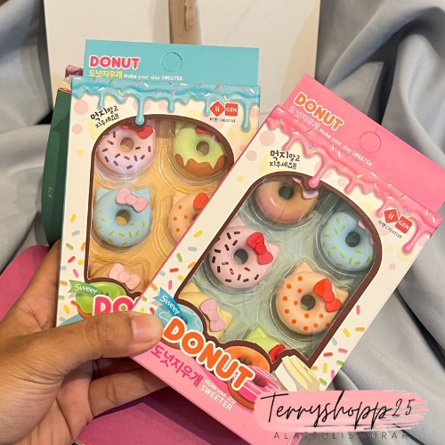 

1SET Penghapus bentuk donat micky miney kuping lucu unik termurah cod