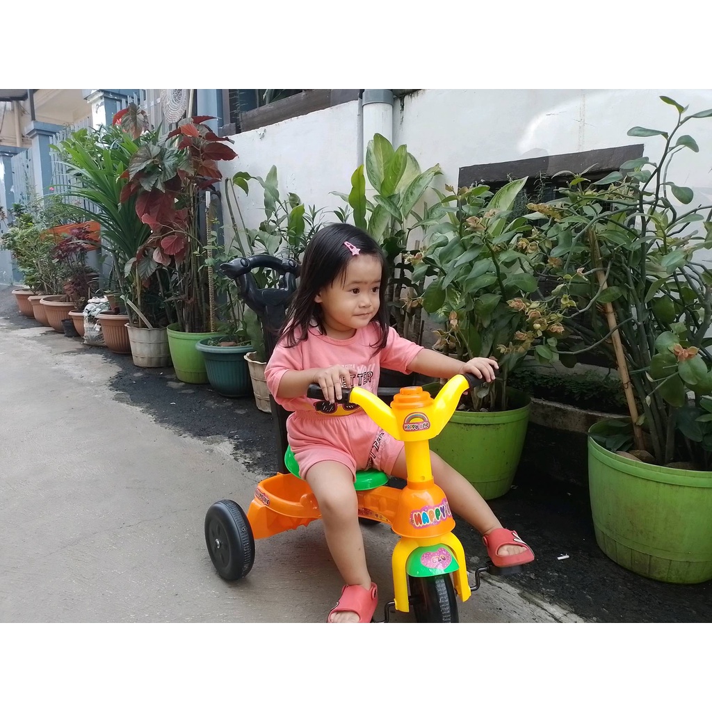 Sepeda Anak Roda 3 Tricycle HB 620 Fungsi Musik dan Dorongan