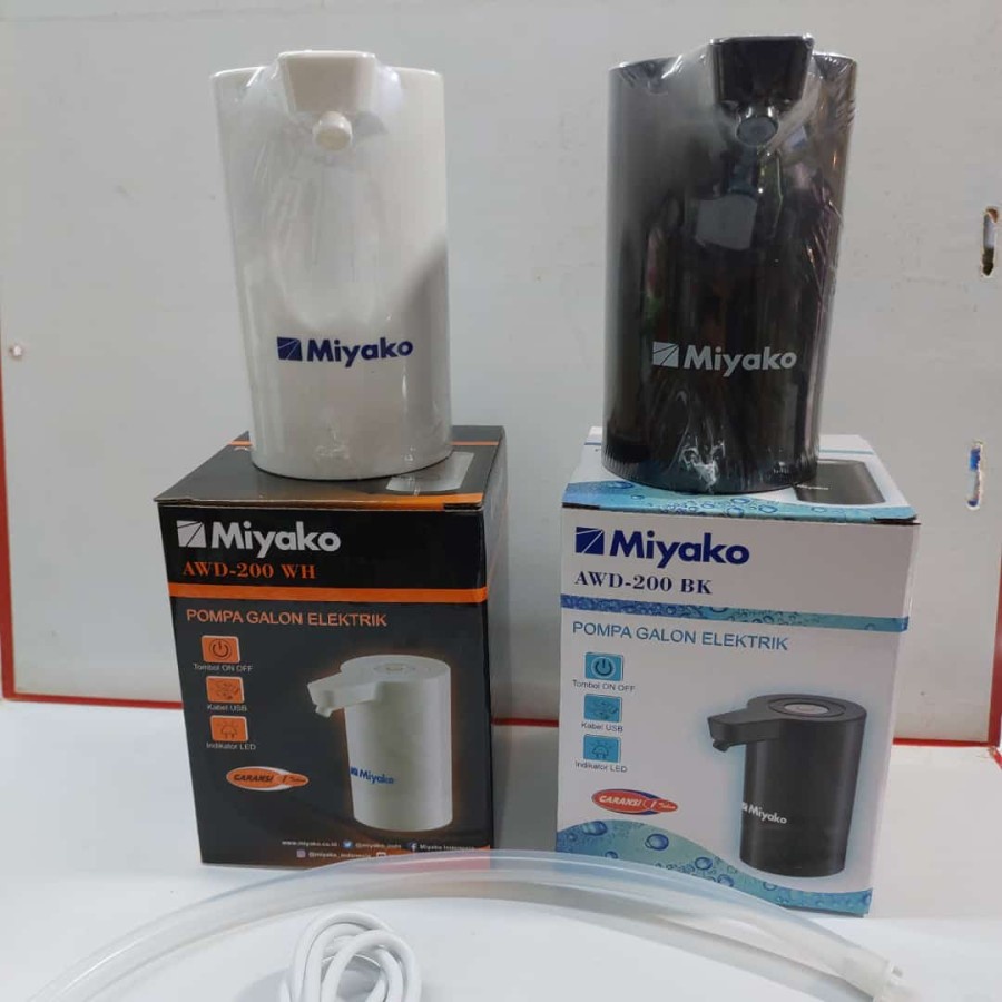 Miyako Pompa Galon Elektrik Automatic Water Dispenser AWD 200 /AWD-200 - Putih