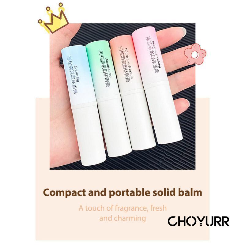 【COD】Solid Balm Parfum Selama Panjang Natural Fresh Light Fragrance Portable Body Balm Stick Solid Perfume Parfum -CH