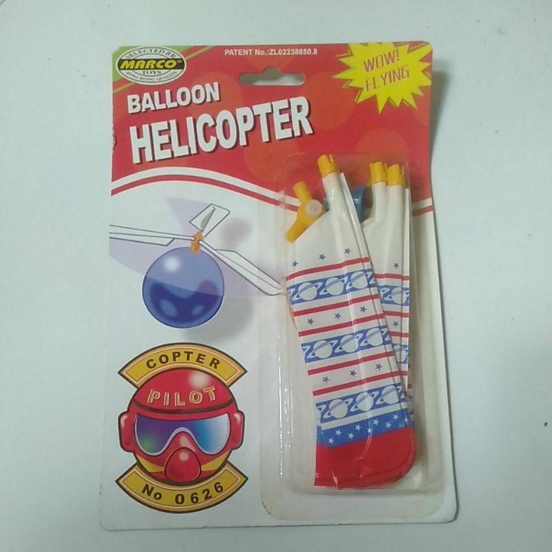 Ballon HELLICOPTER Original Marco Toys
