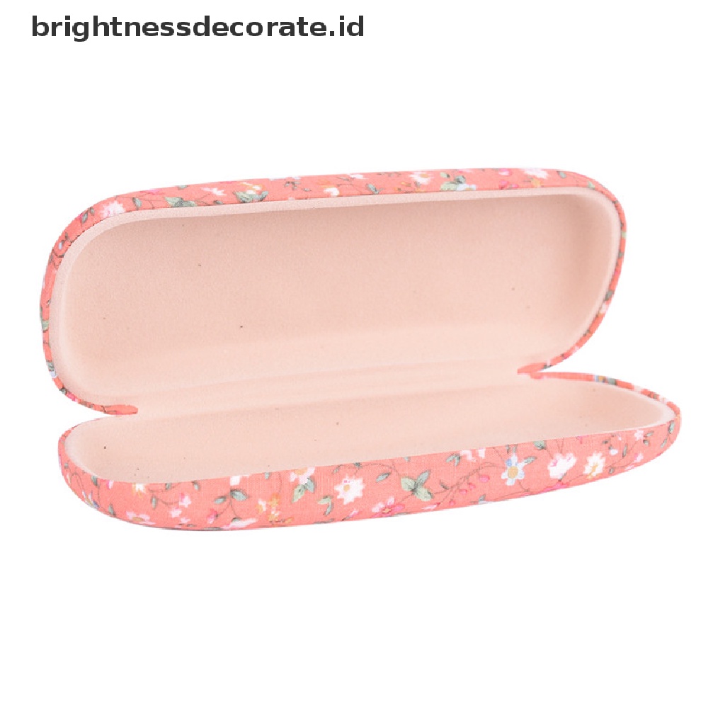 [Birth] Sunglasses Box portable Flower Sunglasses Hard Glassesbox Kotak Perlindungan Kacamata [ID]