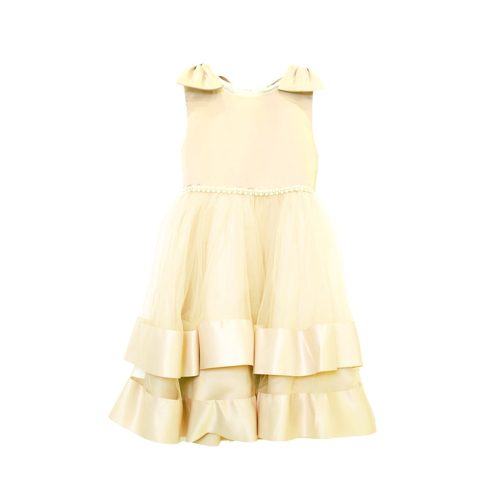 Raina Dress Satin Lace Tutu Elegant (M07B)