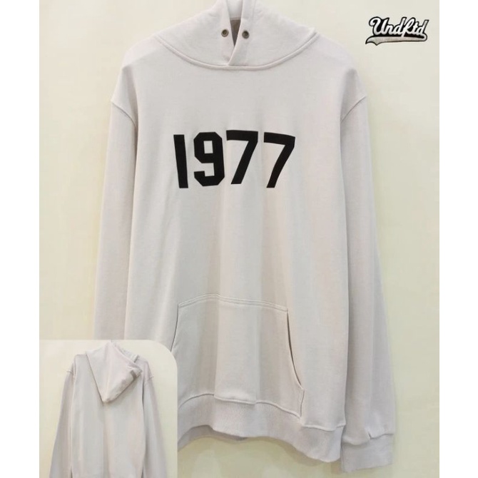 Fear Of God Essentials 1977 Hoodie-Cream/Black