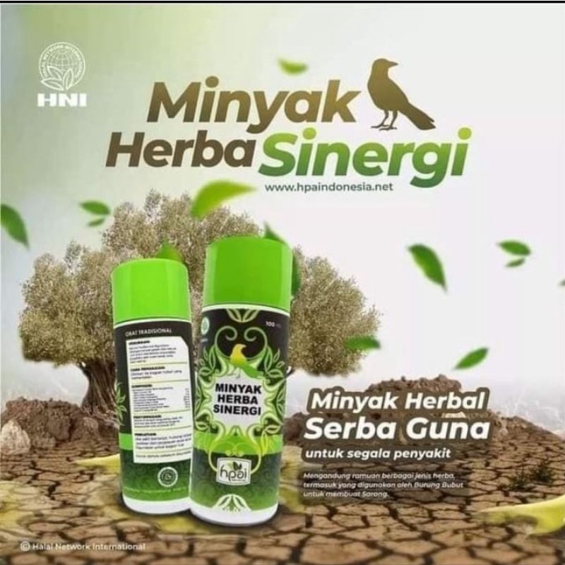 Minyak Herbal Sinergi/MHS/Minyak bubut