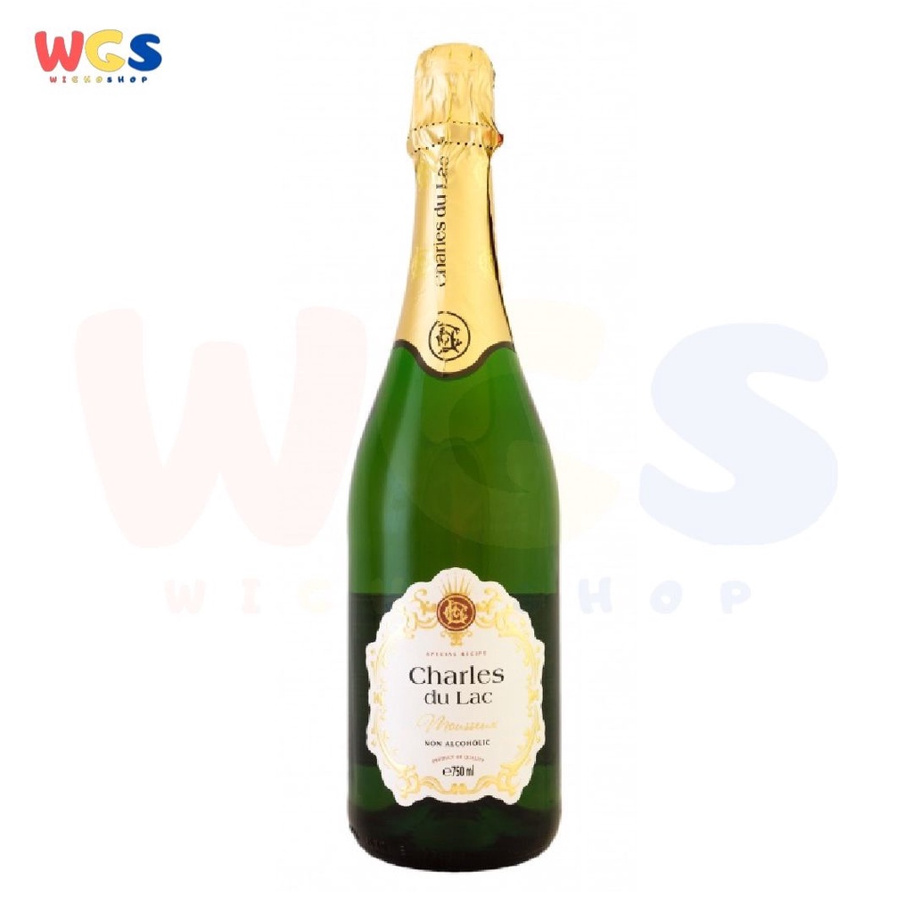 Charles du Lac Sparkling White Grape Drink Non Alcohol 750ml - Halal