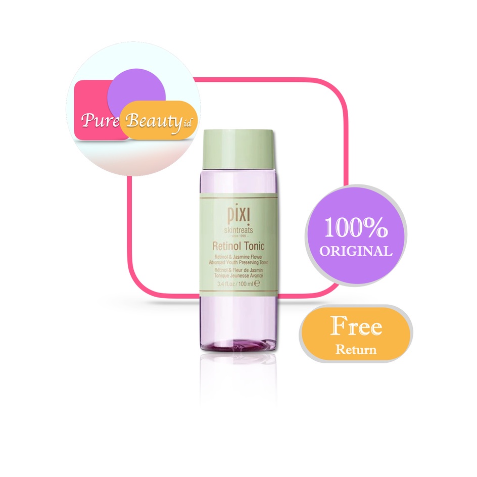 PIXI Retinol Tonic 100ml  Pelembab Mencerahkan Mulus