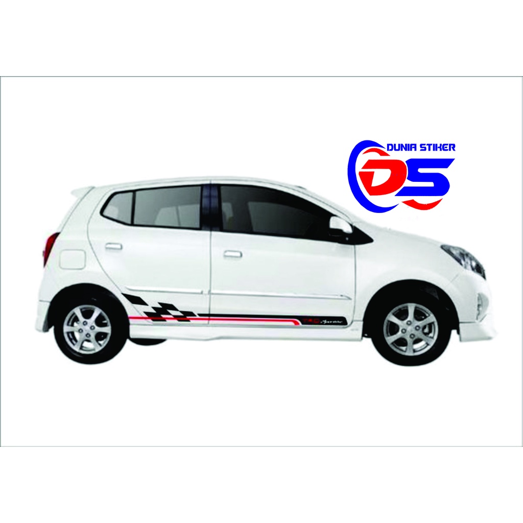 ikomard sticker Stiker Mobil Ayla Agya Stiker List Trd Sportivo Stiker Mobil Ayla Agya Avanza Yaris 