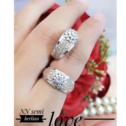 cincin Semi berlian terlaris termewah cincin023