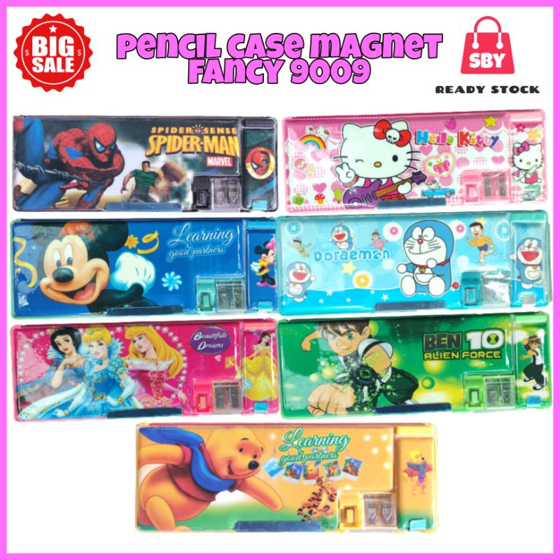 

KOTAK PENSIL MAGNET FANCY KARAKTER 9009 / TEMPAT PENSIL / PENCIL CASE MAGNET