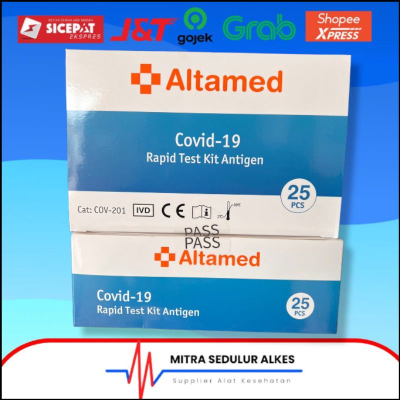 Test Kit Antigen Altamed Swab isi 25 Rapid Test