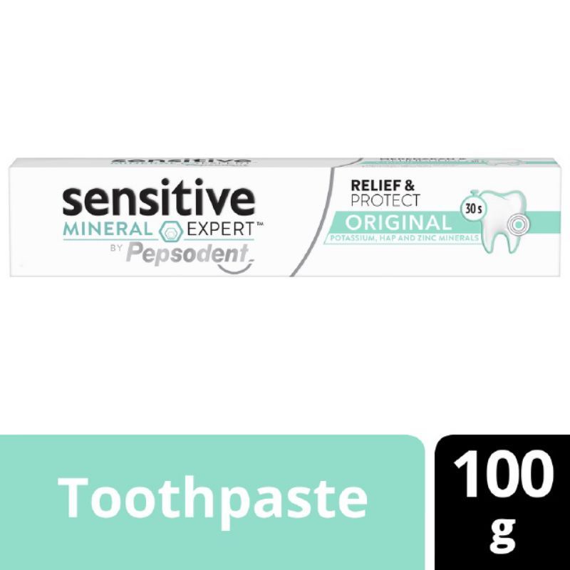 Pepsodent Sensitive Mineral Expert Whitening/Original 100gr~ Pepsodent Sensitive Original 100%