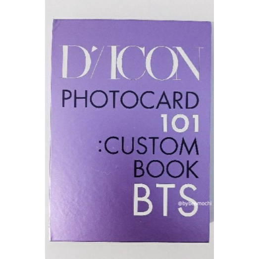 DICON BTS 101 Photocard || Binder