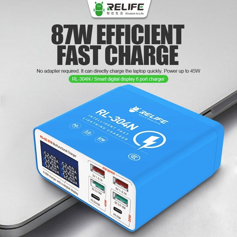 Super Charger Relife RL-304N / Usb Charging / Usb Port Charging