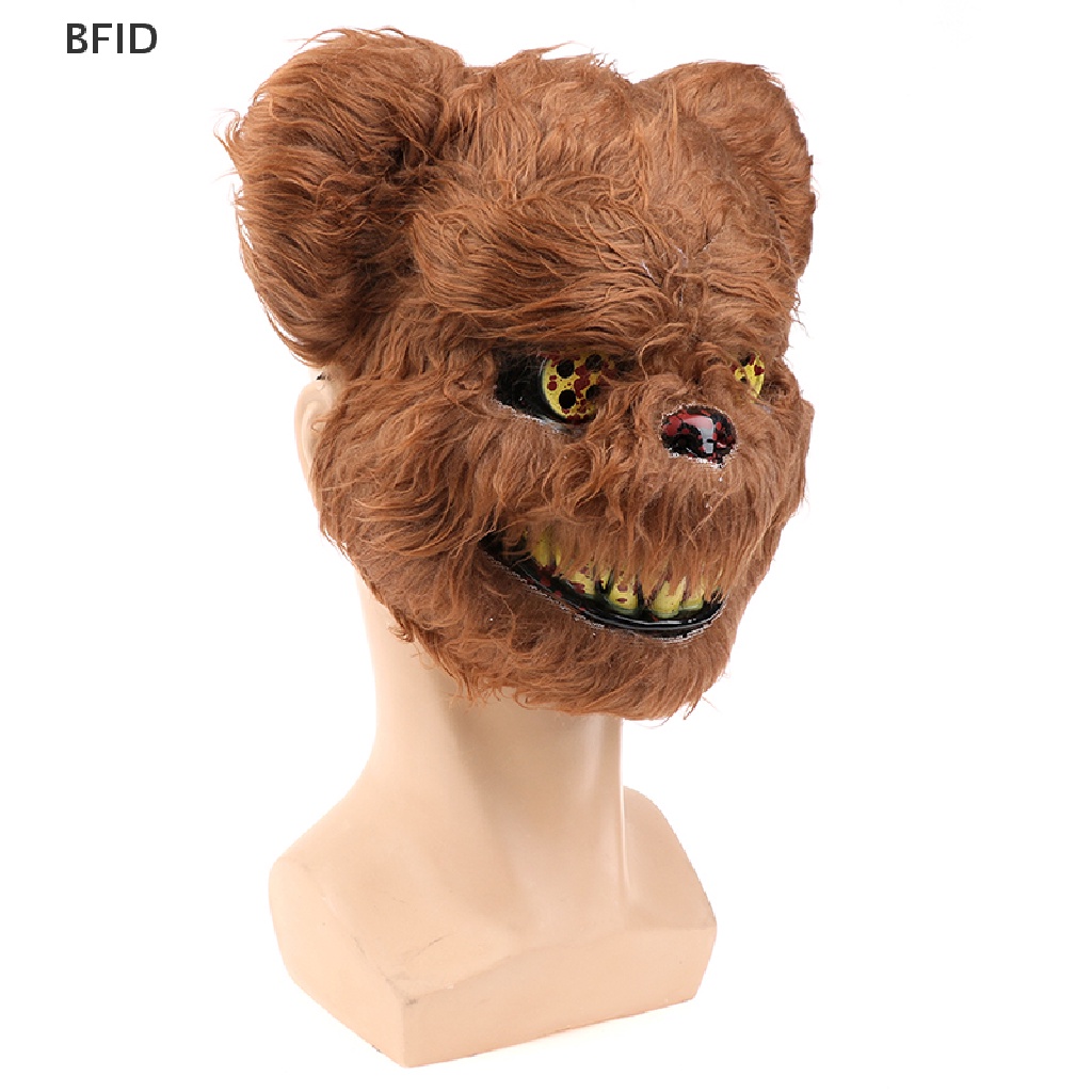 [BFID] Topeng Halloween Bloody Killer Rabbit Mask Teddy Bear Topeng Horror Cosplay Mewah [ID]