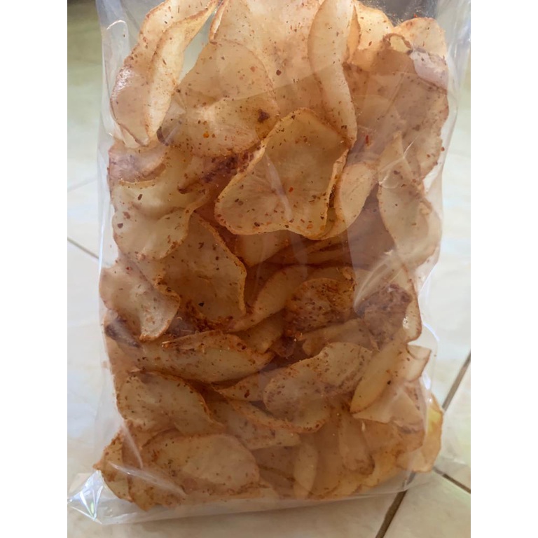 

Keripik Singkong Gurih Pedas/Original 500Gram