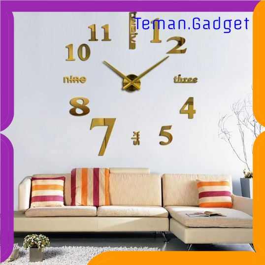 TG-PJM Taffware Jam Dinding Besar DIY Giant Wall Clock Quartz - DIY-101