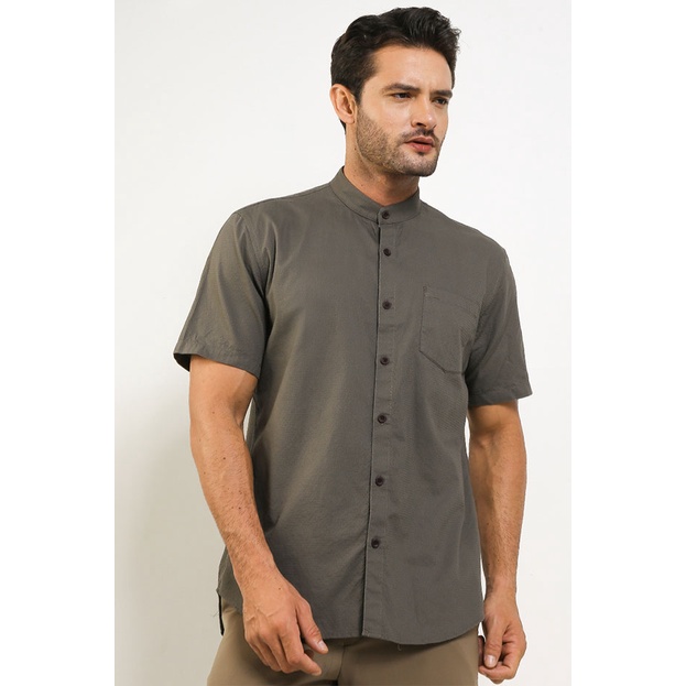 Kemeja Koko Pria Regular Andrew Smith A0071P03C