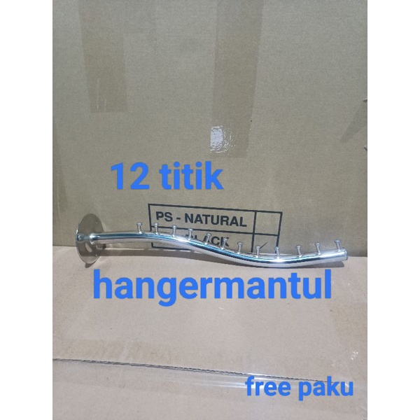 hanger suling belalai tembok