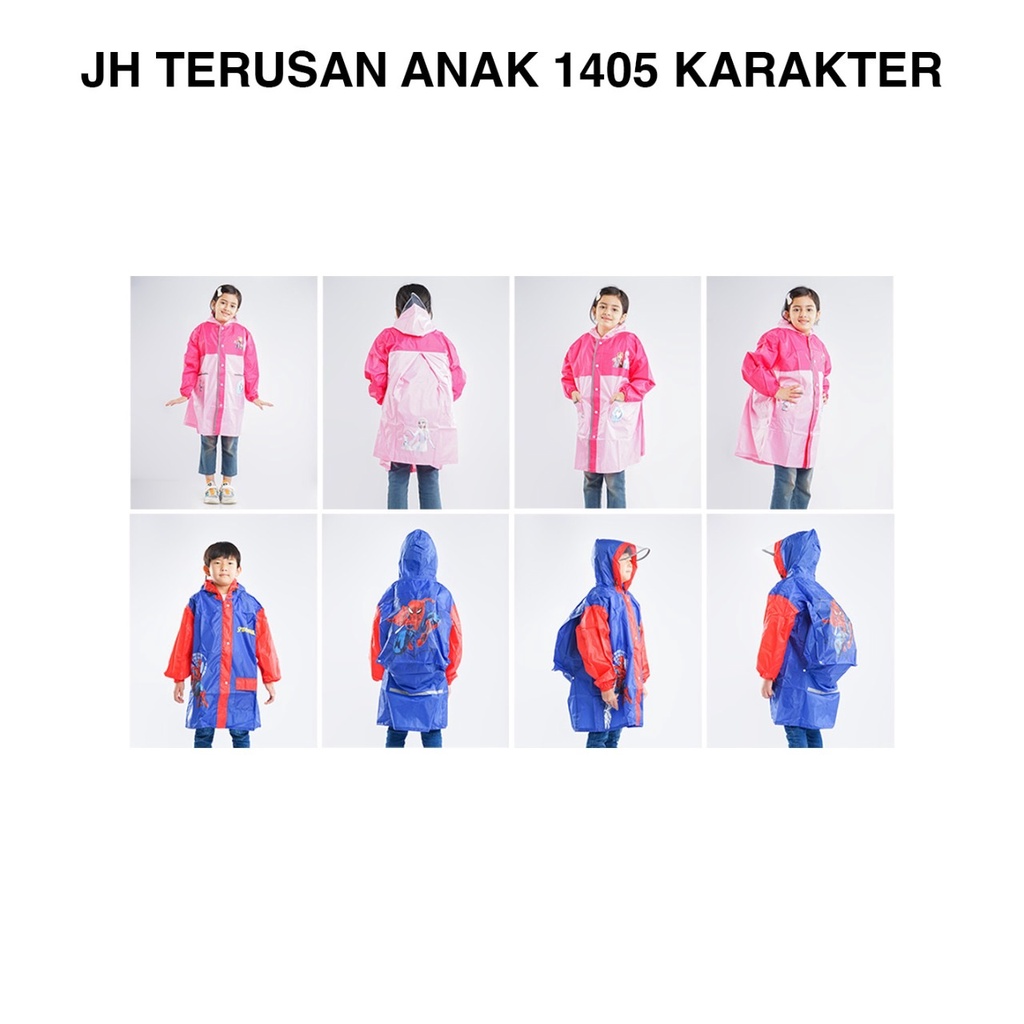 Jas Hujan Anak / Mantel Jas Hujan / Jas Hujan Karakter / 1405