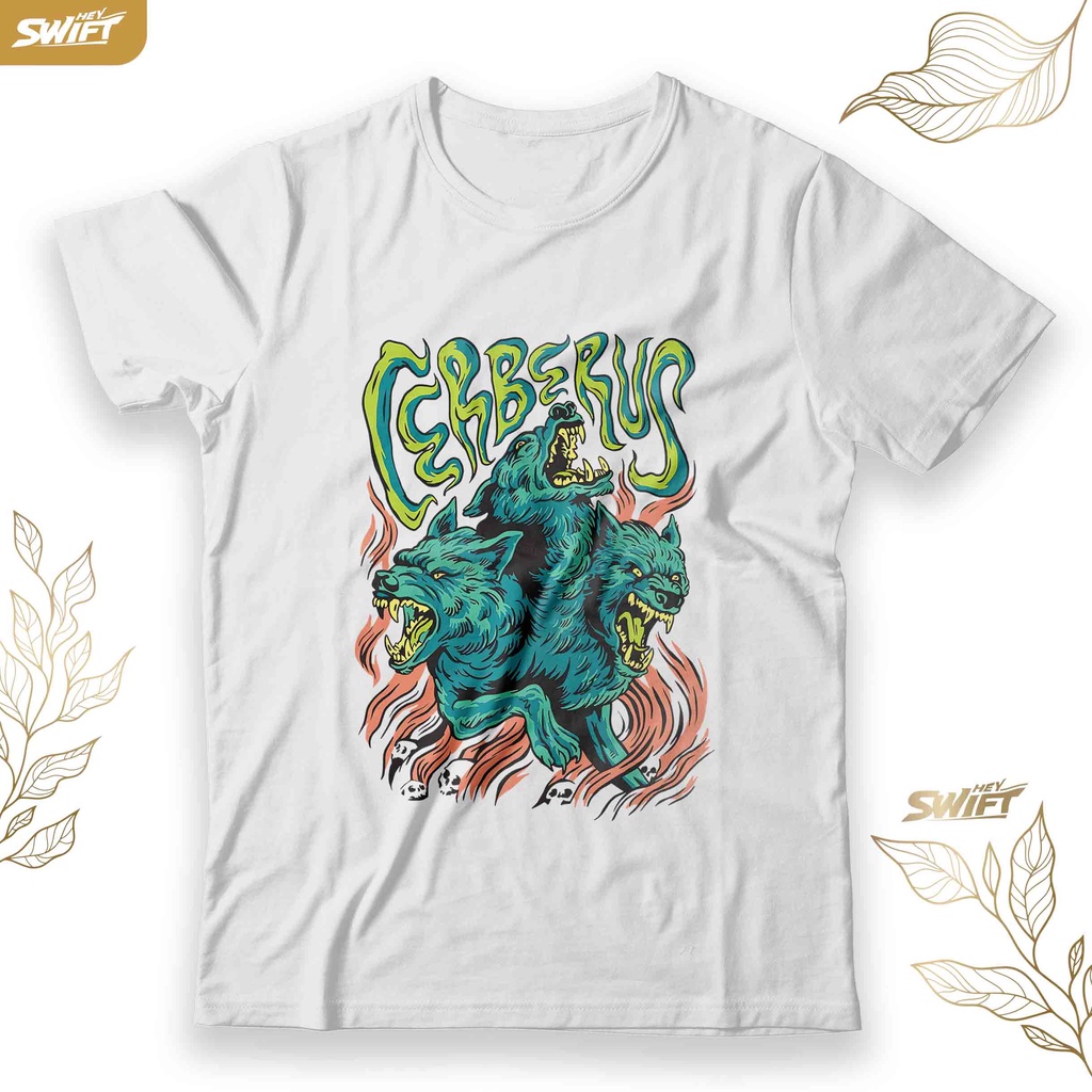 KAOS Cerberus Greek Mythology TSHIRT BAJU DISTRO