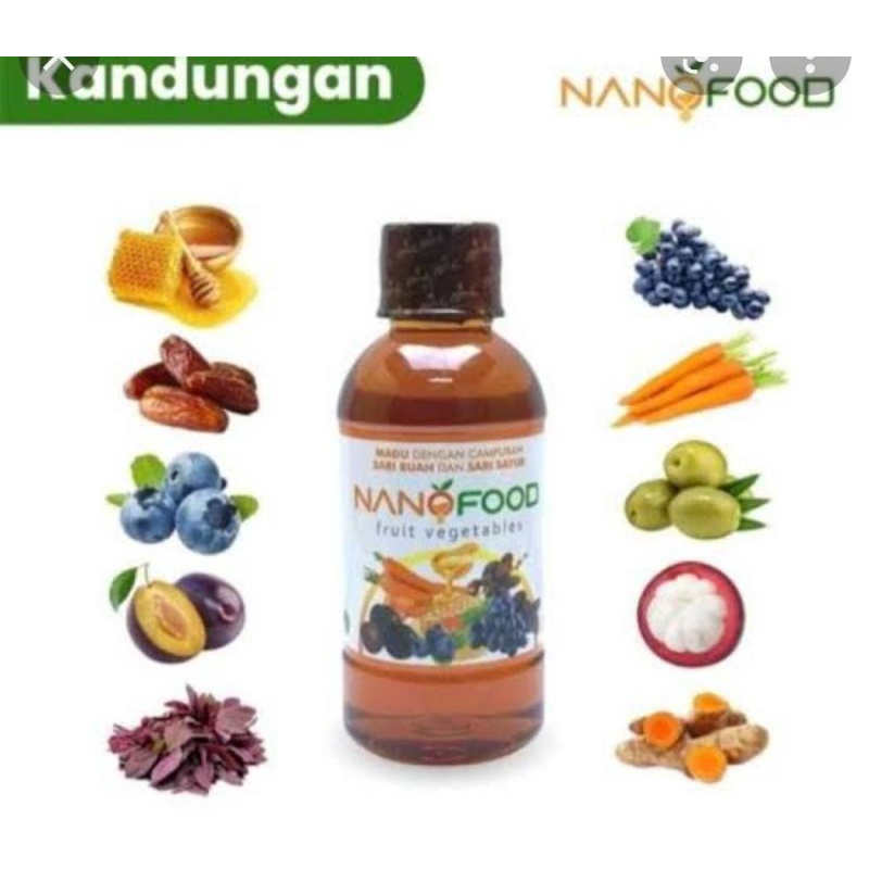 nano food madu extrak buah dan sayur