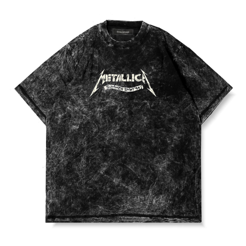 KAOS METALLICA OVERSIZE ACDC BLACK ICE/ SANDWASH / KAOS BAND / KAOS BAND METAL ROCK