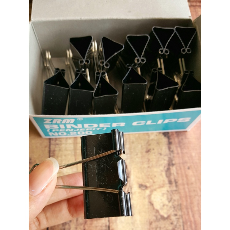 2pcs Binder Clips No. 105 - 107 - 111 - 155 - 200 - 260 - Klip Binder - Jepitan Kertas