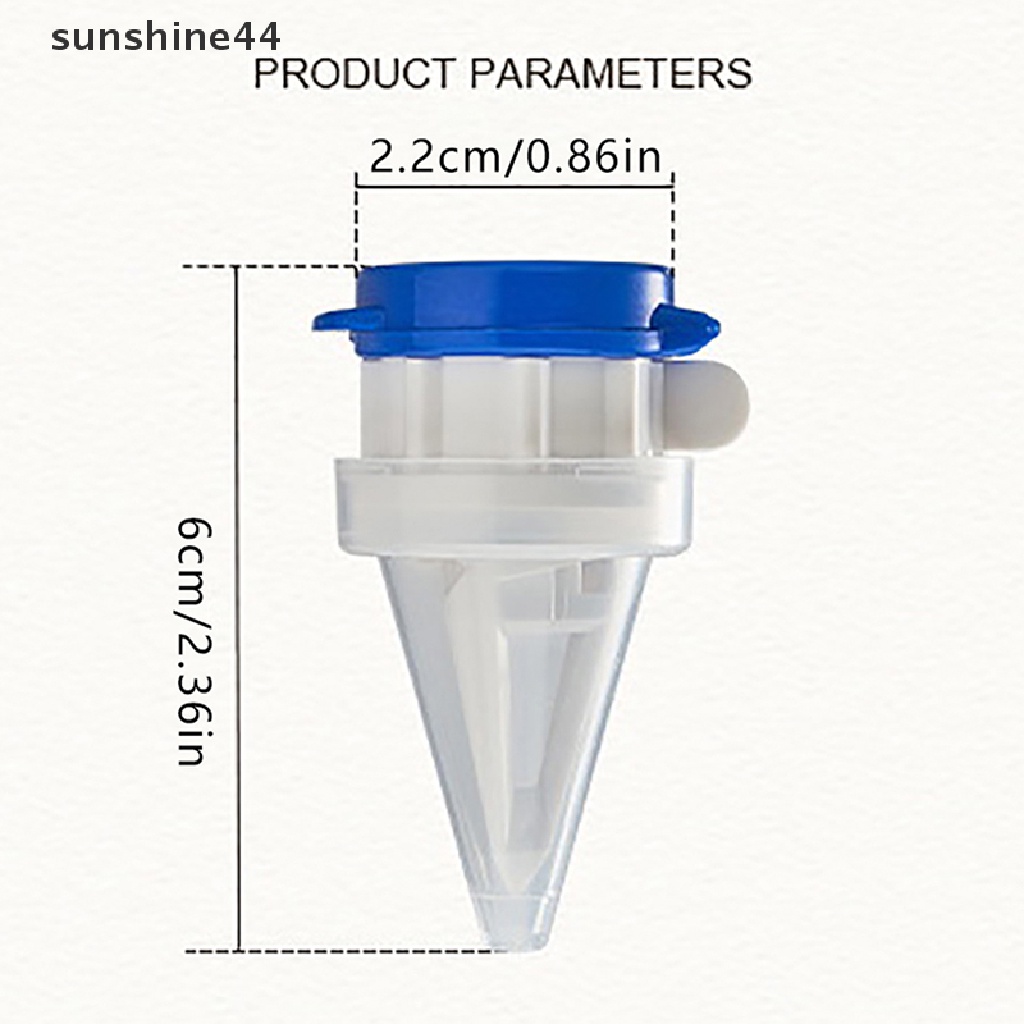 Sunshine 2buah Spout Pourer Botol Susu Pembelah Botol Minuman Tutup Changeover.