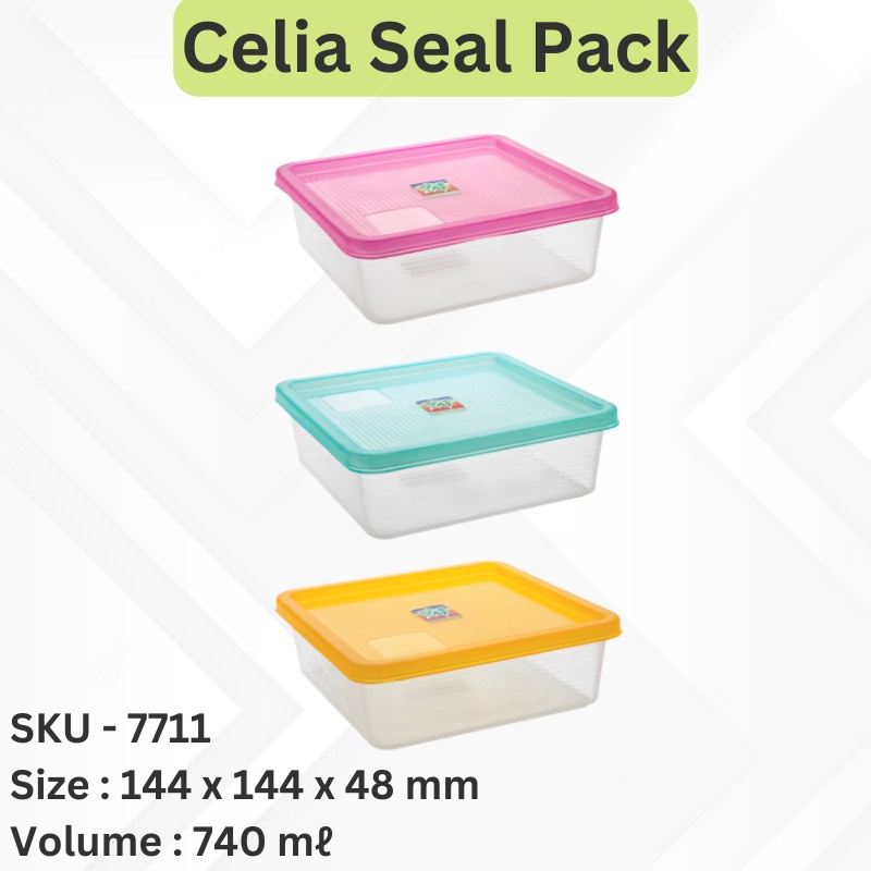 Celia Seal Pack - Tempat Makan / Kotak Makan Ukuran 740ml