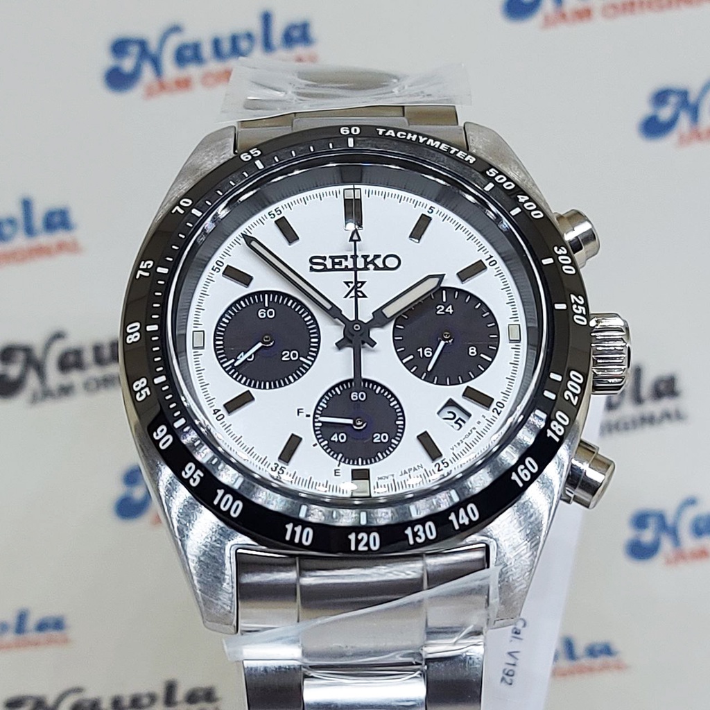 Seiko Solar SSC813P1 Prospex Speedtimer Panda - Jam Tangan Pria SSC813