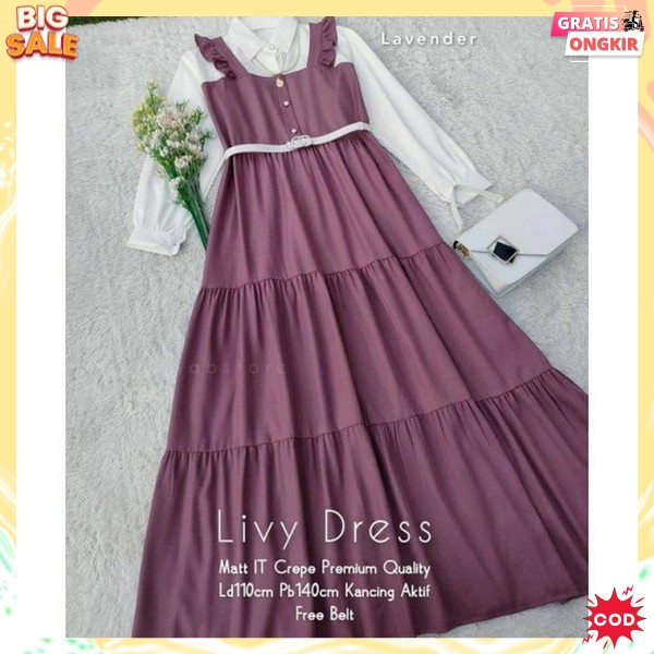 Dres Sari Drees Syarii Cwe Muslimah Baju Syar Ii Polos Elegan Deres Gsmis Model Terbaru 2023 Gsmis M