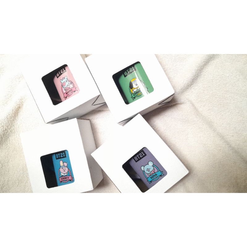 MUG GELAS MILK LIFE BT21 BTS LUCU MURAH UNIK