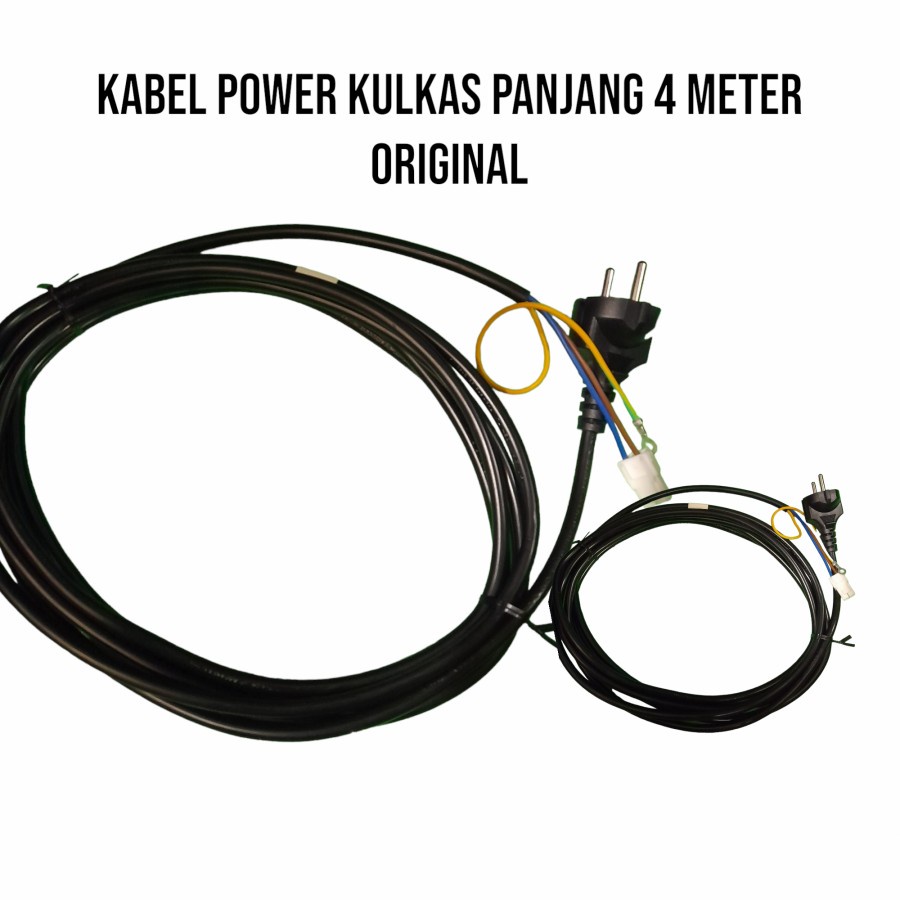kabel power kulkas freezer panjang 4 mtr 16 amper
