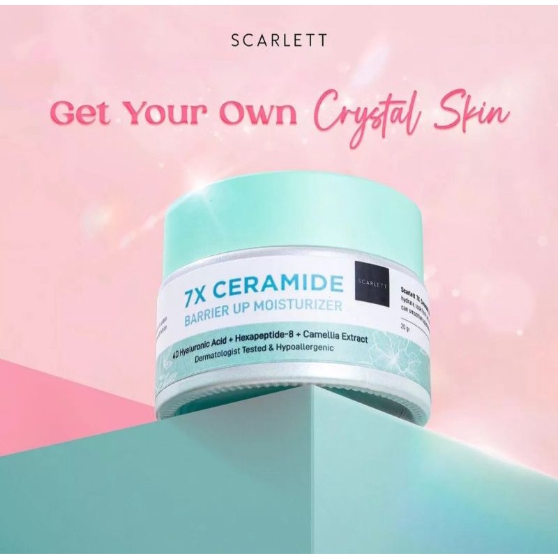 SCARLETT WHITENING 7X CERAMIDE MOISTURIZER BRIGHTLY EVER AFTER DAY CREAM