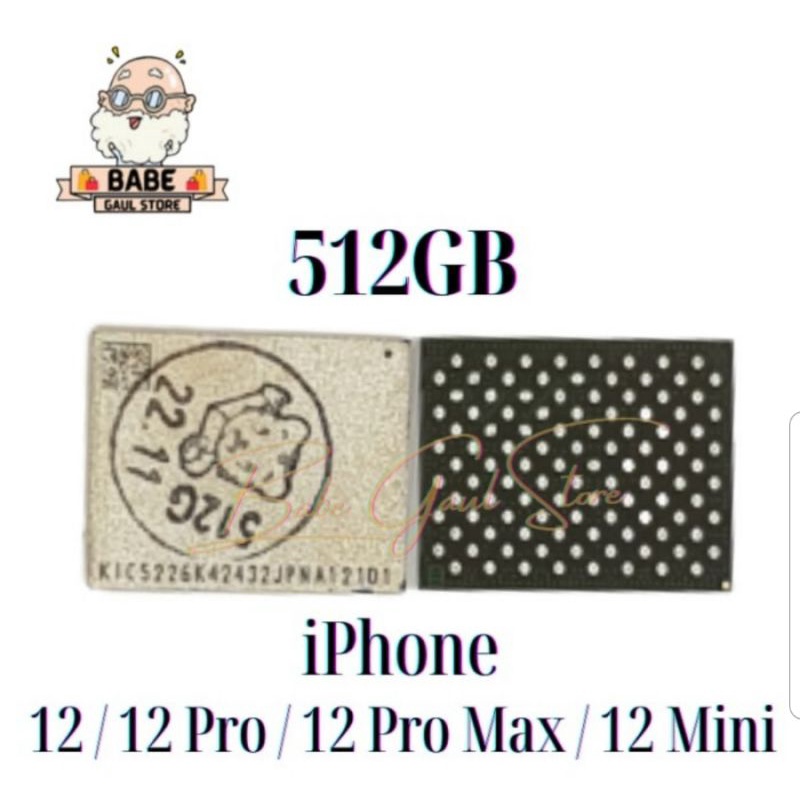 Ic Nand Flash 512GB iPhone 12 Pro Max Mini 512 GB Original New