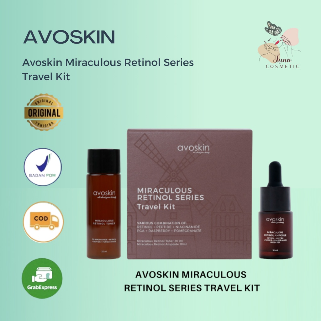 Avoskin Miraculous Retinol Series Travel Kit | RetinolTravelKit