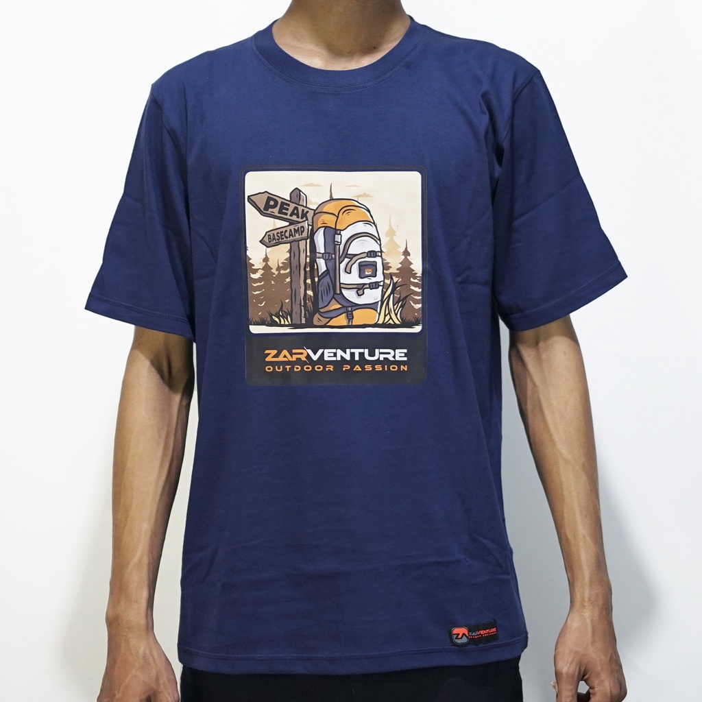 kaos tshirt tema adventure hiking zarventure 1003