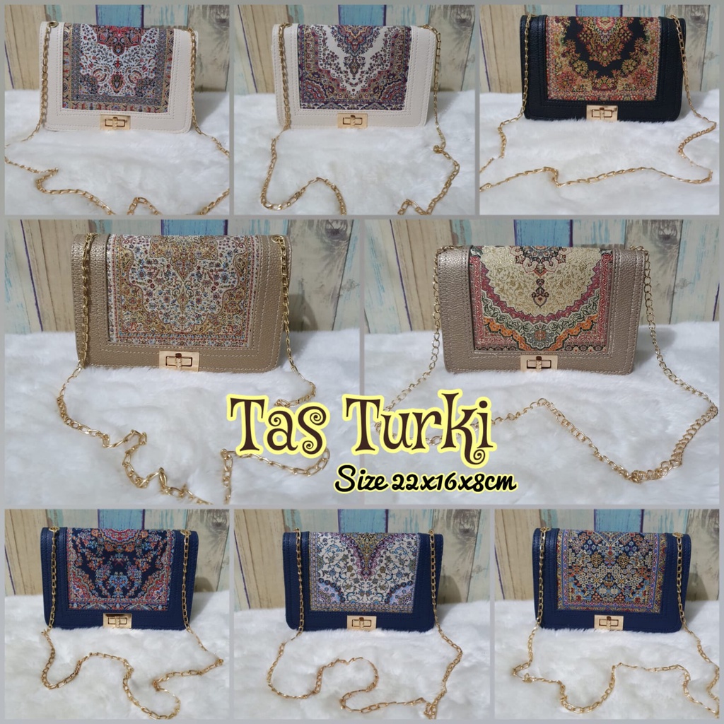 Tas Turki | Tas Tali Rantai Panjang | Tas Pesta | Tas Wanita Turki