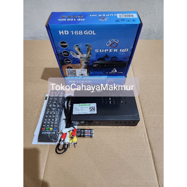 Set Top Box Super HD 168 GOL Kijang Digital TV Receiver Full HD STB WIFI HDMI Youtube USB DVB T2