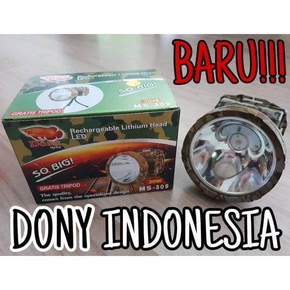 Senter Kepala Dony MS-309 SO BIG 30 WATT Headlamp 30W MS309
