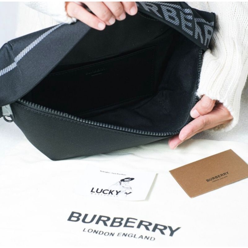 Burberry Horseferry Waistbag in Black - ORIGINAL 100%
