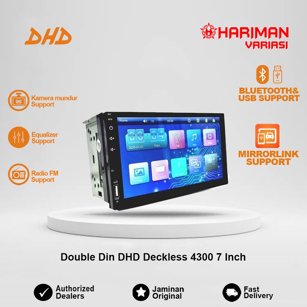 Neo Double din DHD Deckless 4300
